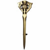 Traditional Scottish Thistle Kilt Pin - 4" Highland Brooch with Antique Finish