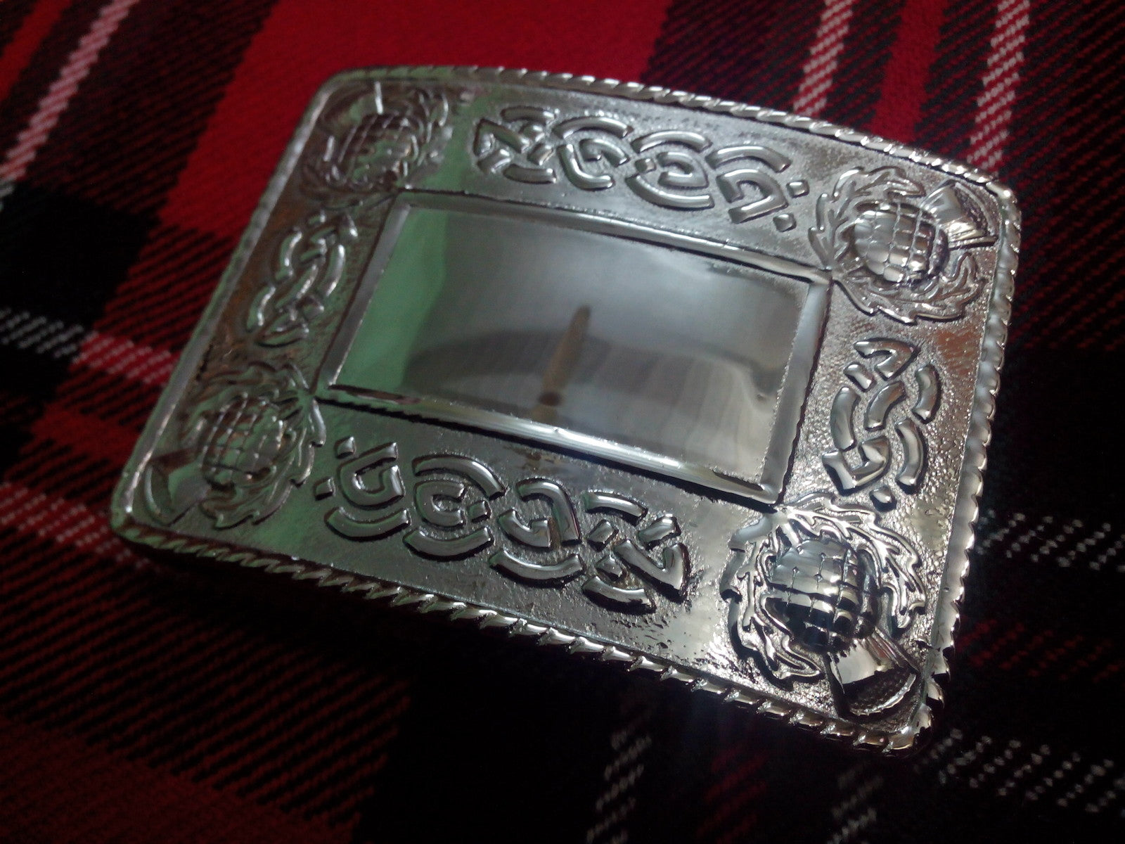 TC Deluxe Thistle Design Kilt Belt Buckle/Scottish Highland Thistle Kilt Buckles