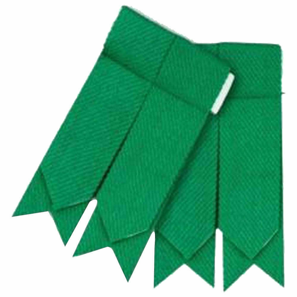 Scottish Kilt Hose Sock Flashes Garters Pointed Various Highland Wear-Tc