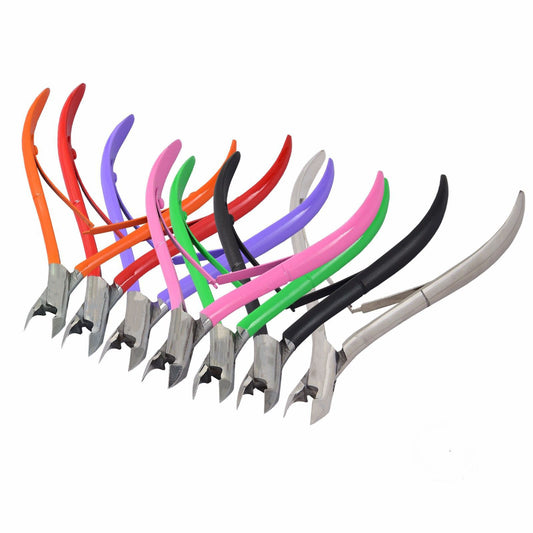 Manicure Cuticle Nippers Remover Nail Art Clippers Cutters Skin Care Tool-Tc
