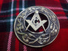 TC Men’s Kilt Fly Plaid Brooches Masonic Antique Finish/plaid brooches masonic