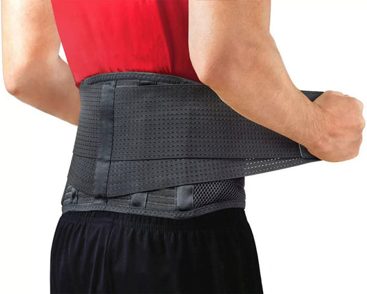 TC Magnetic Lower Back Support Belt back Pain Relief Magnet Posture Brace Waist