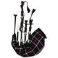 TC Scottish Great Highland Bagpipe Rosewood Black Color Silver/Scottish Bagpipes