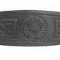 Mens Scottish Thistle Embossed Leather Kilt Belt & Buckle(S - 2XL)