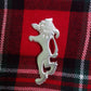 Mens Scottish Lion Rampant Kilt Pin Silver Plated/Highland lion rampant kilt pin