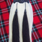 TC Men's Kilt Sporran White Horse Hair Celtic Thistle Cantle Jet Black Finish
