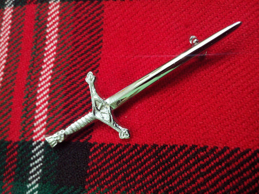 New Scottish Kids Childrens Thistle Sword Kilt Pin/scottish Highland kilt pin