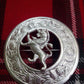 Scottish Kilt Fly Plaid Brooch Lion Rampant Silver Finish 3"/Sash brooch & Pins