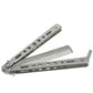 3 Colours New Metal Practice Balisong Butterfly Comb Cool Sports Tool UK