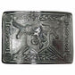 Mens Scottish Kilt Belt Buckle Rampant Lion Antique/Chrome Finish kilt Pin Socks