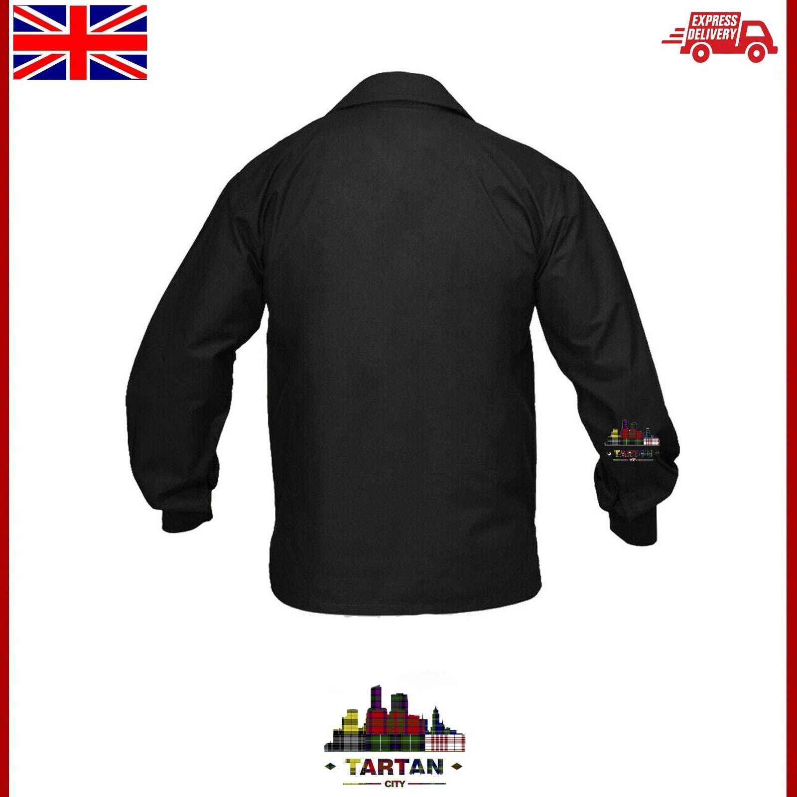 Traditional Highland Men Ghillie Shirt Scottish Jacobite Kilt Shirts Black