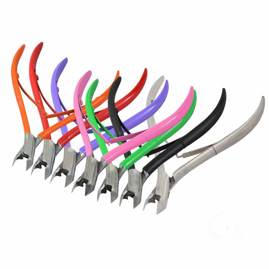 Nail Clippers Cutters Cuticle Nippers Remover Manicure Skin Care Tool-TC