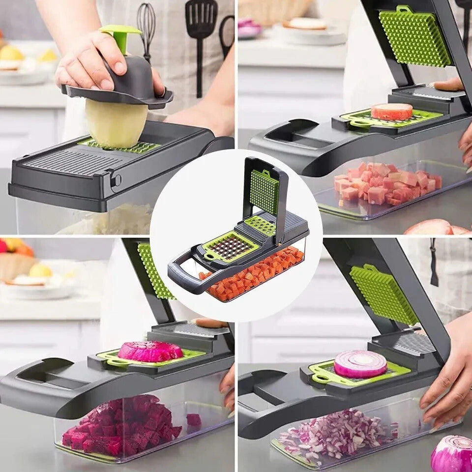 TC16in1 Vegetable Chopper Kitchen Mandoline vegetable Cutter Slicer Fruit Dicer