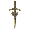 Scottish Thistle Kilt Pin Antique Finish 3.5"/Thistle Hilt Baby Pins Brooch-TC