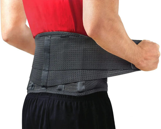 TC Magnetic Lower Back Support Belt back Pain Relief Magnet Posture Brace Waist