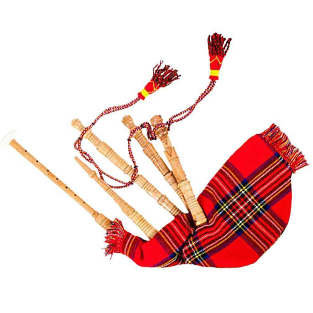 Child Bagpipe,Junior Playable Bagpipes/Kids Toy bagpipe Various Tartans/Gaita-TC