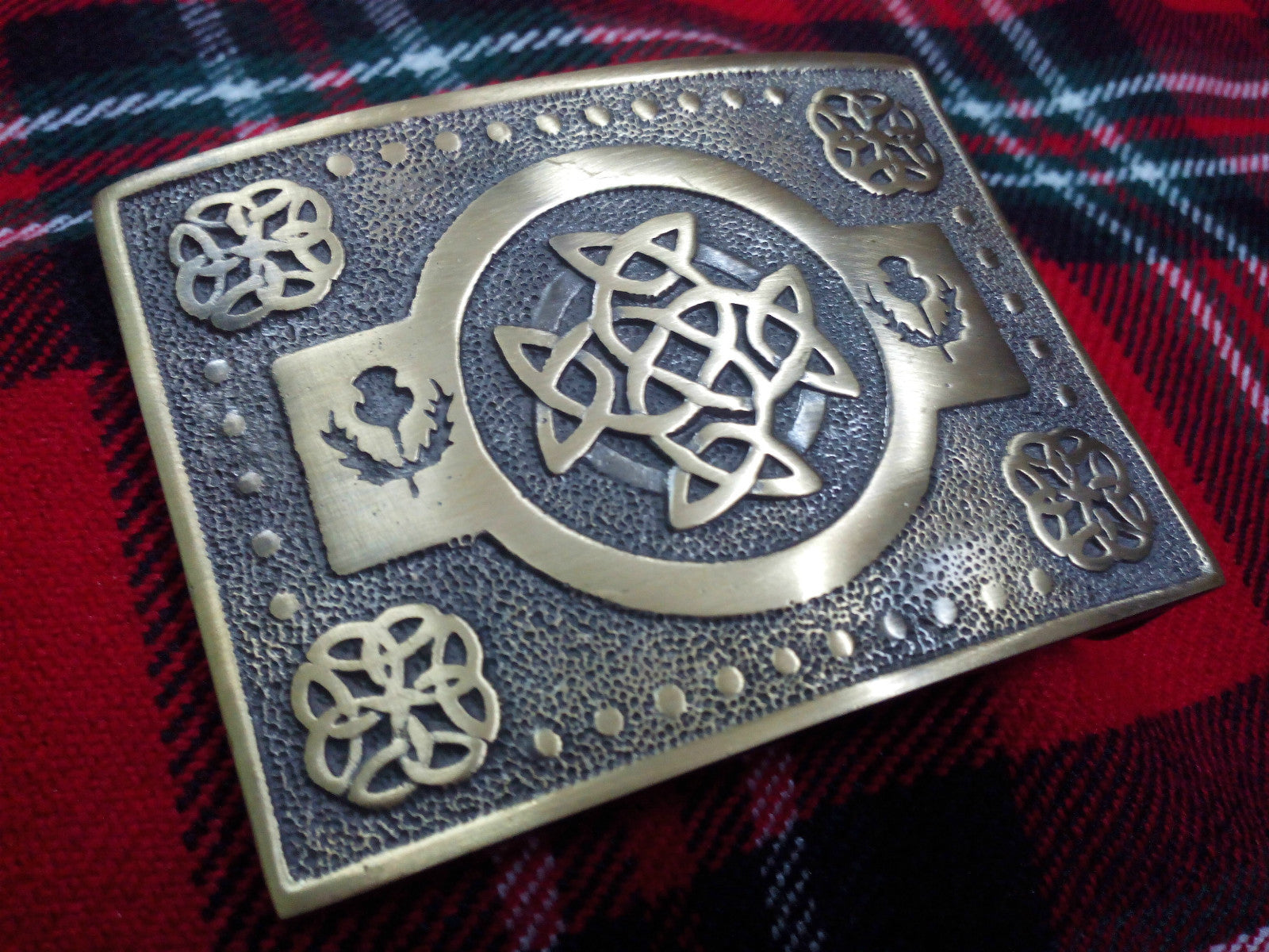 TC Men’s Kilt Belt Buckle Celtic Knot Antique Finish/CELTIC knot kilt Buckles