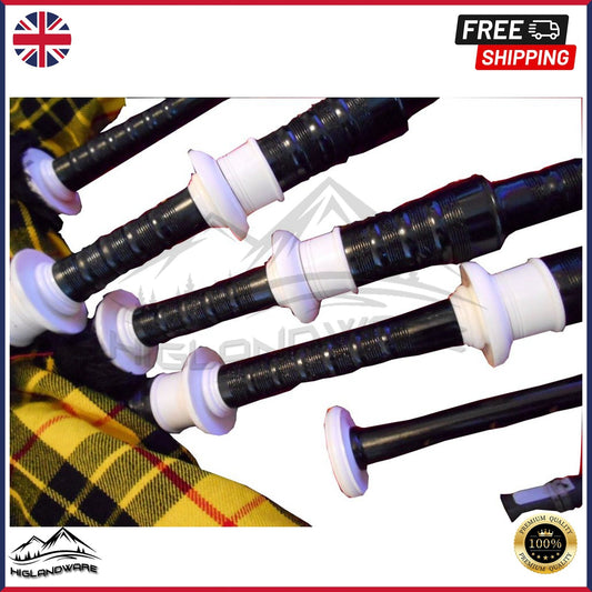 TC Highland Bagpipe Rosewood Black Color Immation Ivory Amount/Scottish Bagpipes