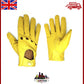 TC Men Driving Gloves Classical Retro Genuine Soft Leather Riding Gloves Vintage