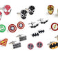 SUPERHERO MENS WEDDING SHIRT CUFFLINKS MARVEL DC Superman Batman Spiderman Gift