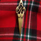 TC Celtic Swirl Kilt Pin Antique Finish 4"/Highland kilt pin CELTIC swirl Design