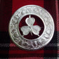 TC Kilt Fly Plaid Brooch Irish Sharmock Silver Plated/kilt fly plaid Broochs