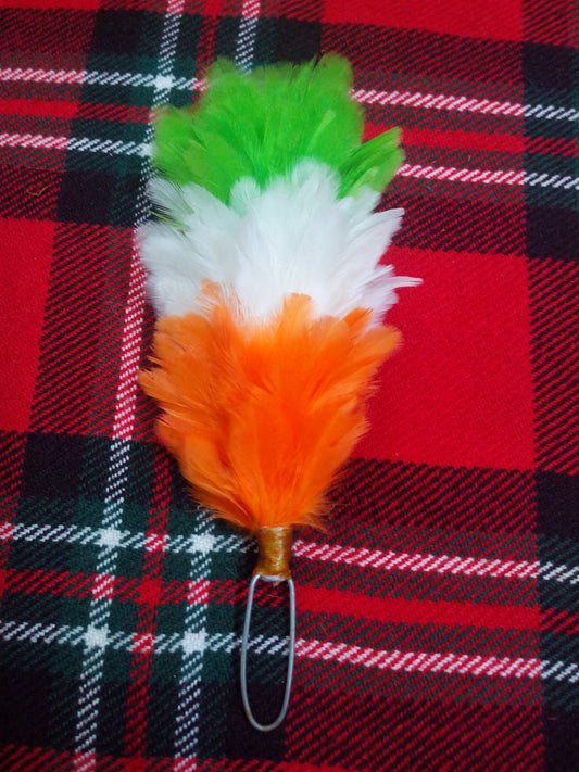 T C Feather Plume Hackle Glengarry Cap/Balmoral Hats plume hackle 6"/Head wear