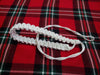 White lanyard Various Regiments/British Army white lanyard/WWI WWII army lanyard