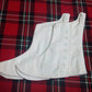 Highland Bagpiper Drummer Kilt Spats With White Buttons Size 7- 13/highland kilt