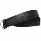 Embossed Kilt Belt Black Leather Various Design Celtic Thistle Masonic-TC