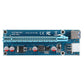 6 pcs 1x To 16x Extender Riser USB 3.0 Power Cable Bitcoin Card Adapter PCI-E