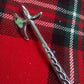 TC LAUDER BATTLE-AXE Kilt Pin CHROME FINISH 4"/Scottish Highland Axes