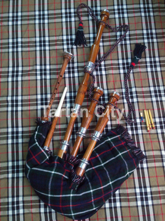 SCOTTISH GREAT HIGHLAND BAGPIPE ROSEWOOD FULL SET/Dudelsack,Gaita,BAGPIPES