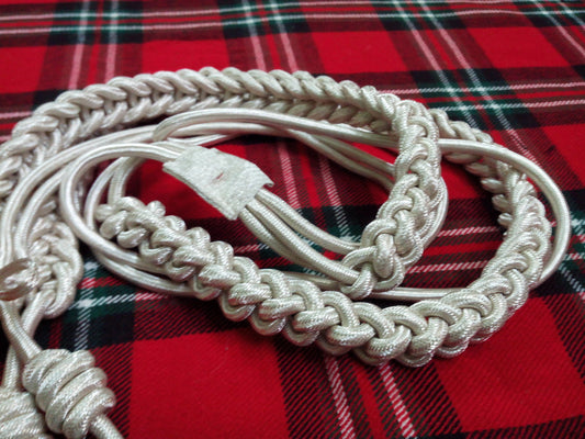 Army Aiguillette Silver Wire Cord/US Officer Military Aiguillett/Navy aiguillett