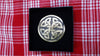 TC Kilt Fly Plaid Belt Buckle Celtic Design/CELTIC kilt fly plaid belt Antique