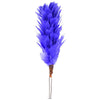 Glengarry Cap Plume Feather Hackle Purple 15cm Balmoral Hats Highland wear 6"-TC