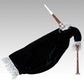 Scottish Goose Practice Bagpipe New Brown Silver Mounts Black Velvet Bag