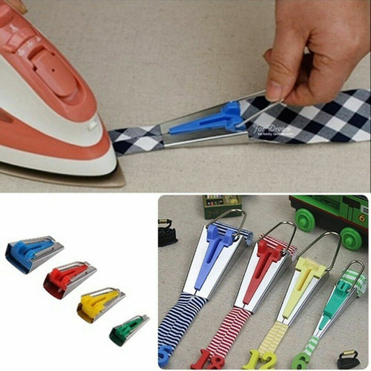 Fabric Bias Binding Tape Maker Kit Binder Tool For Sewing & Quilting-Tc