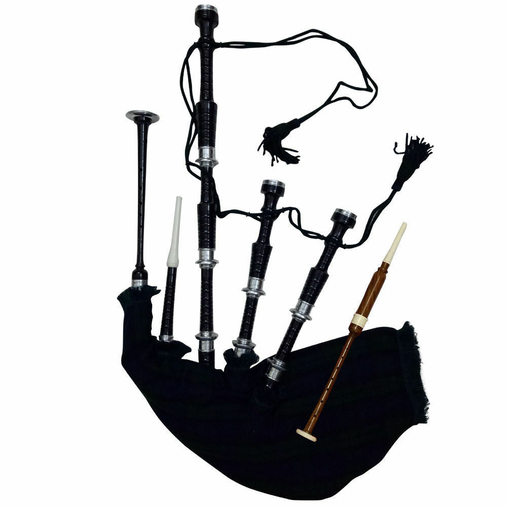 TC Scottish Great Highland Bagpipe Silver mount Rosewood Various Tartan Bagpipes
