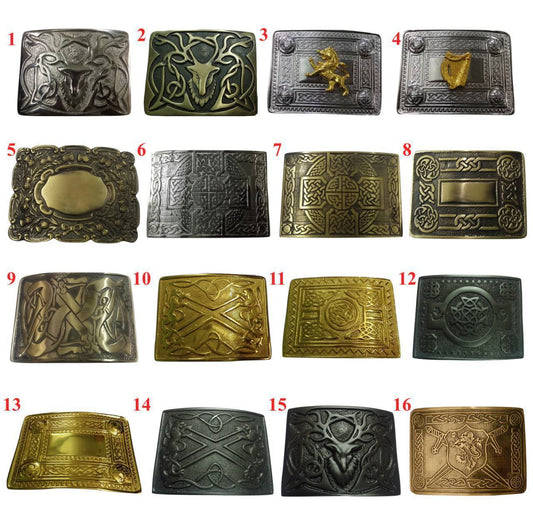 Men's Scottish Kilt Belt Buckle Various Design/Highland kilt belt Buckle/Celtic