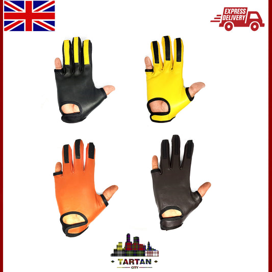 TC Italian Archer 3 Full Finger Hunting Shooting Protective Leather Gloves