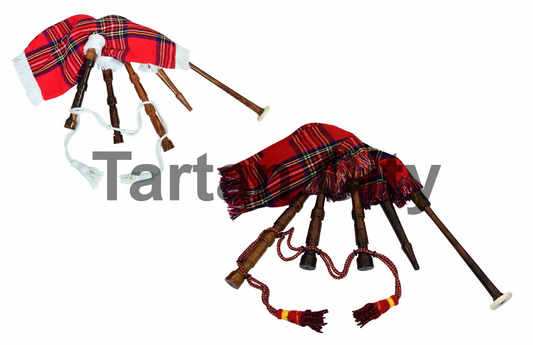 Tartancity Junior Playable Bagpipes for Kids - Royal Stewart Style Bagpipe