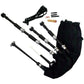 Bagpipes Black Rosewood Silver Mounts/Scottish Bagpipes/Highland bagpipes