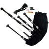 Bagpipes Black Rosewood Silver Mounts/Scottish Bagpipes/Highland bagpipes