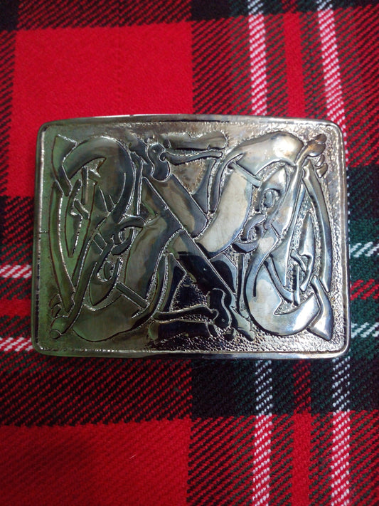 TC NEW SCOTTISH CELTIC KILT BELT BUCKLE ANTIQUE FINISH/KILT CELTIC