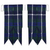 TC Heavy Buckle/Scottish Douglas Tartan Kilt Flashes withKilt Hose Sock flashes