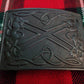 TC New Lion Rampant Kilt Belt Buckle/kilt belt Buckles lion rampant Jet Black