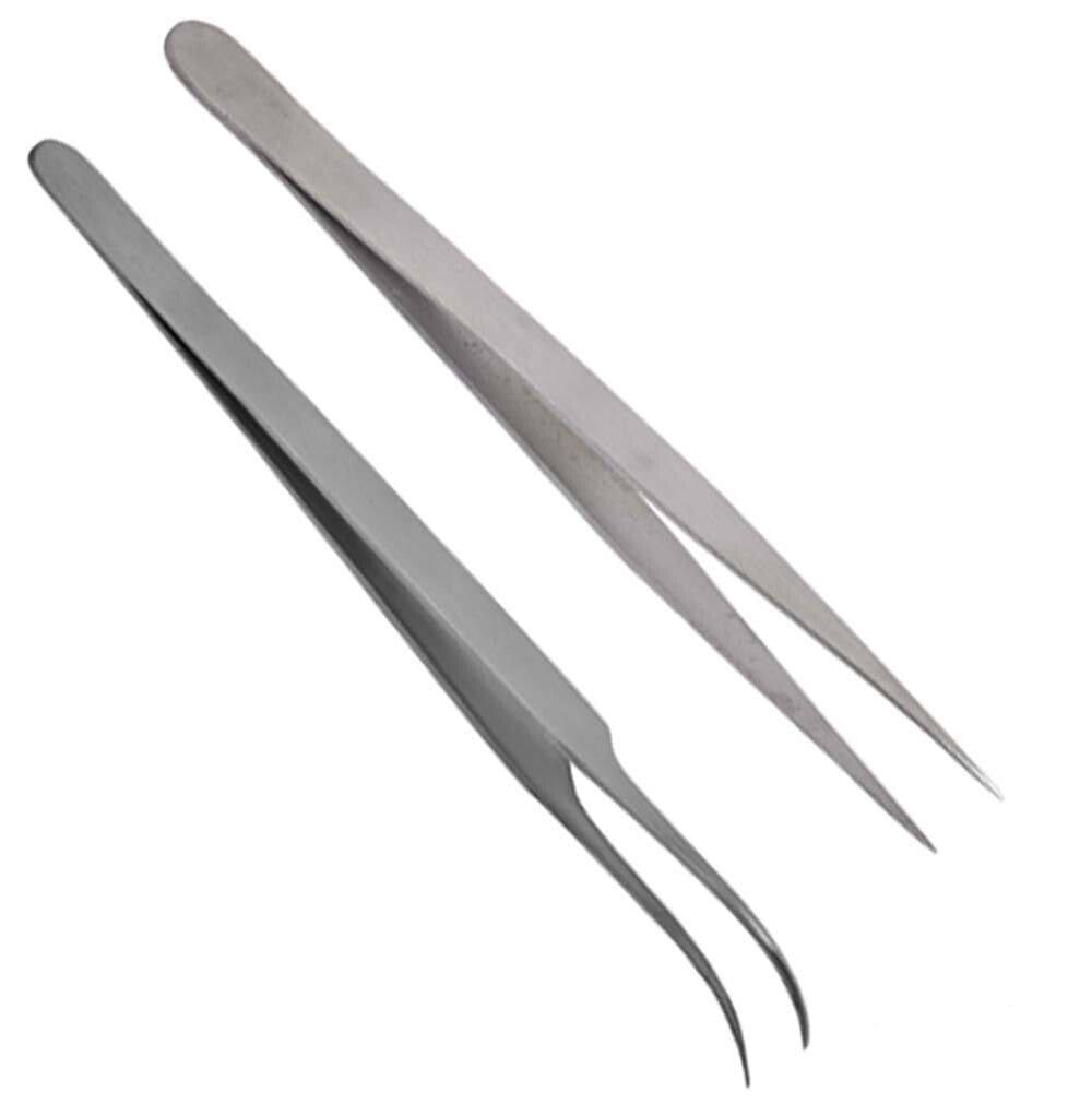 Pro Eyelash Extensions Tweezers Curved Straight Individual Eyelash-Tc