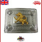 Scottish Kilt Belt Buckle Lion Rampant 4 Dome Mirror Design