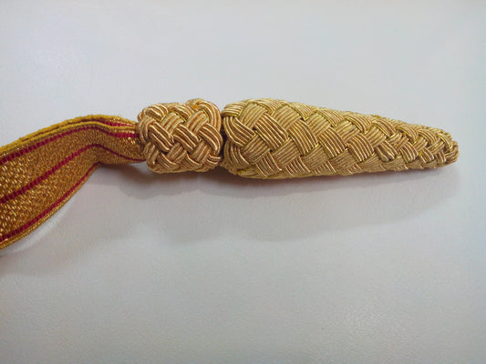British Infantry Officers Gold/Red Sword Knot/WWI WWII british Army sword knot